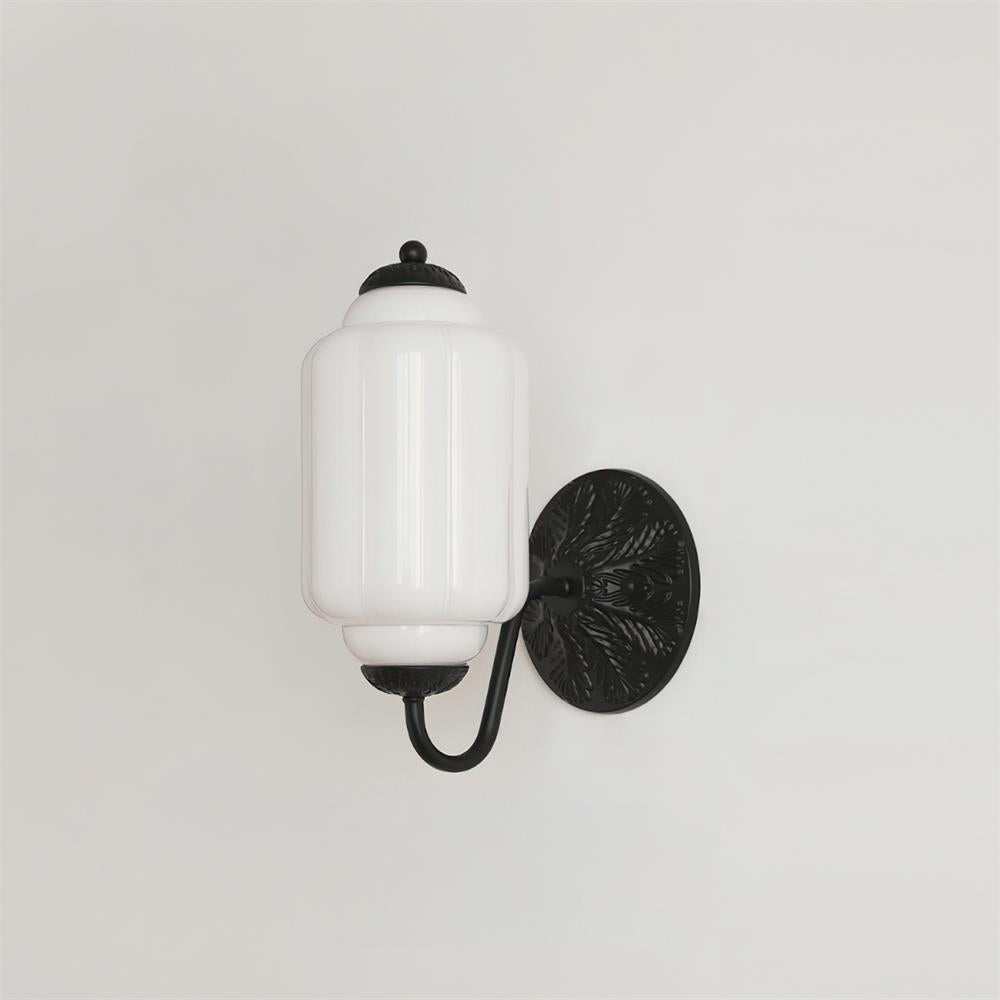 Melvane Applique murale vintage en verre rose - Neutralighting