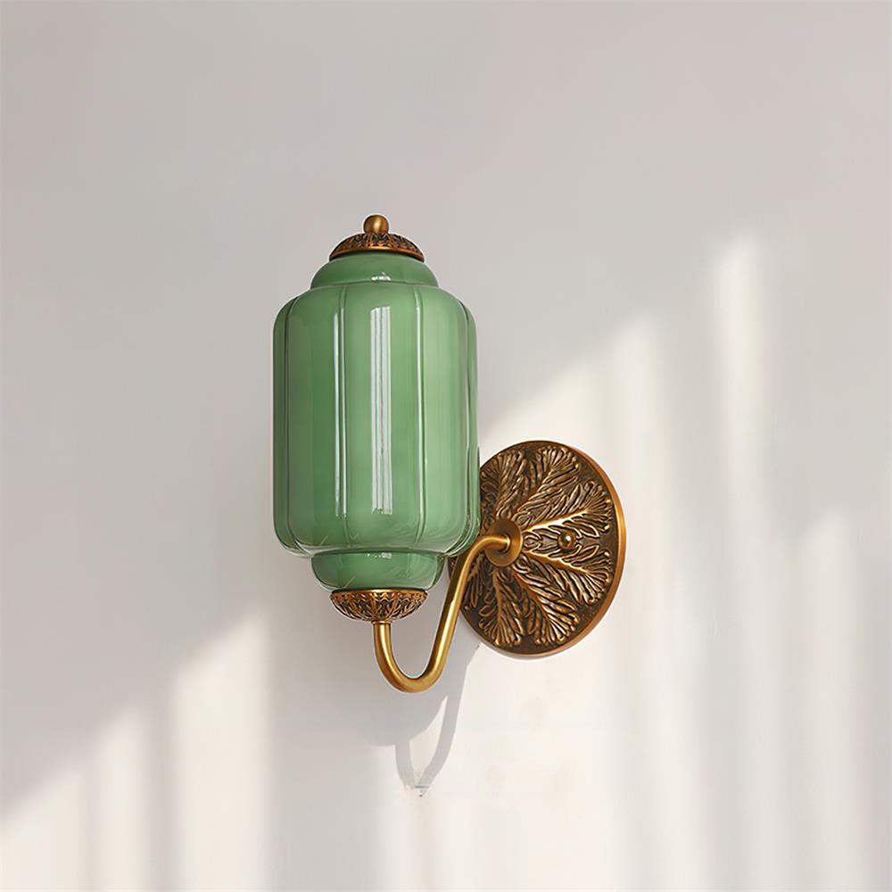 Melvane Applique murale vintage en verre rose - Neutralighting