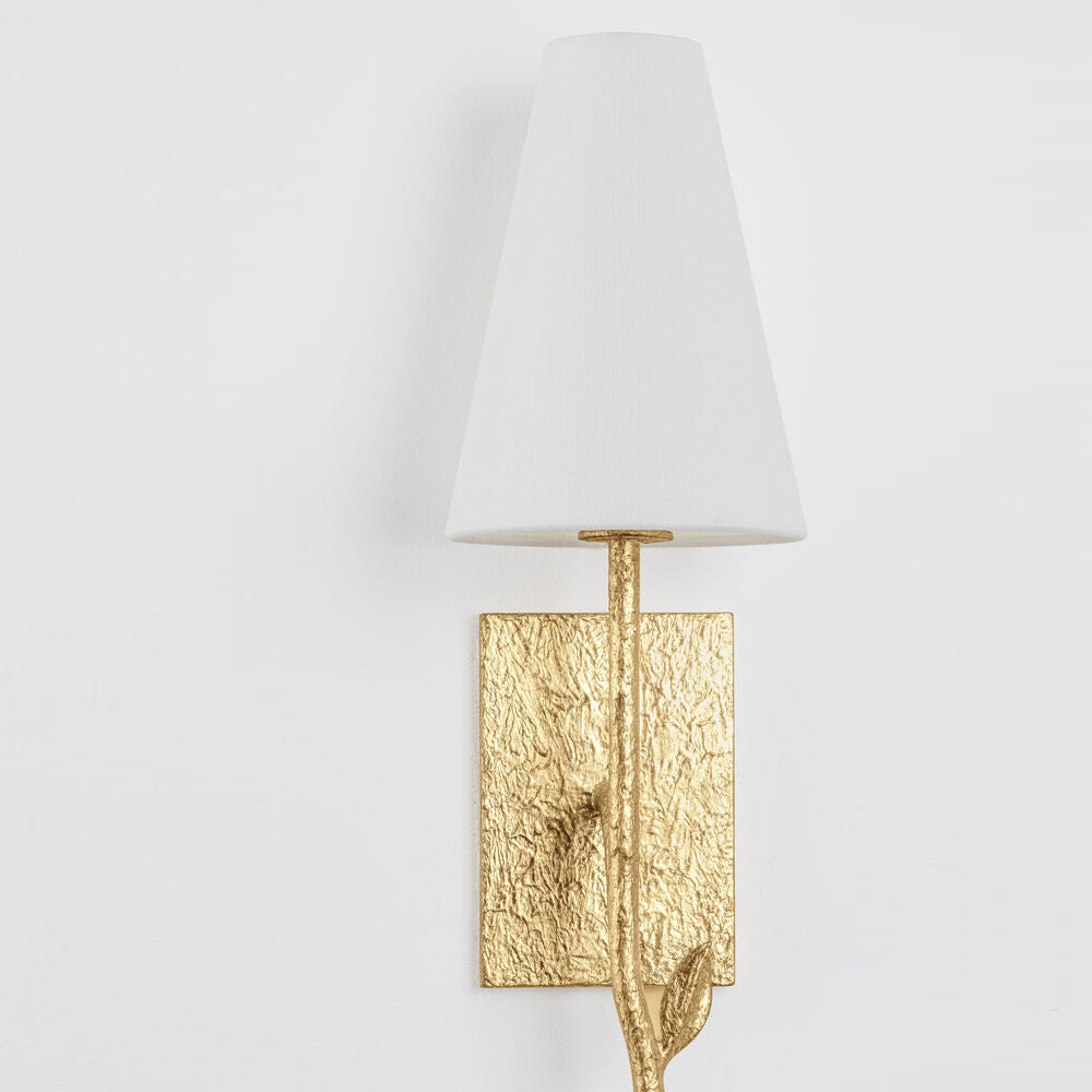 Petal Applique Murale Laiton Tissu Créative - Neutralighting
