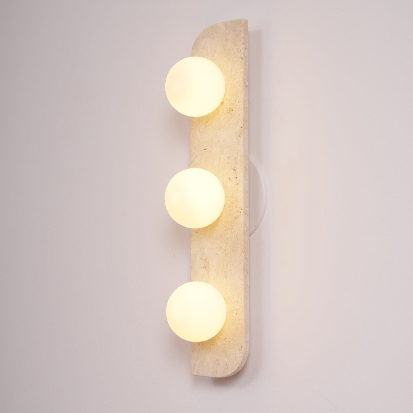 Alsilis Applique Murale Minimaliste en Travertin - Neutralighting