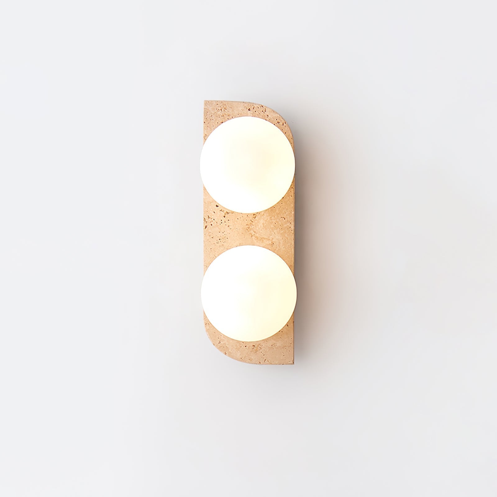 Alsilis Applique Murale Minimaliste en Travertin - Neutralighting