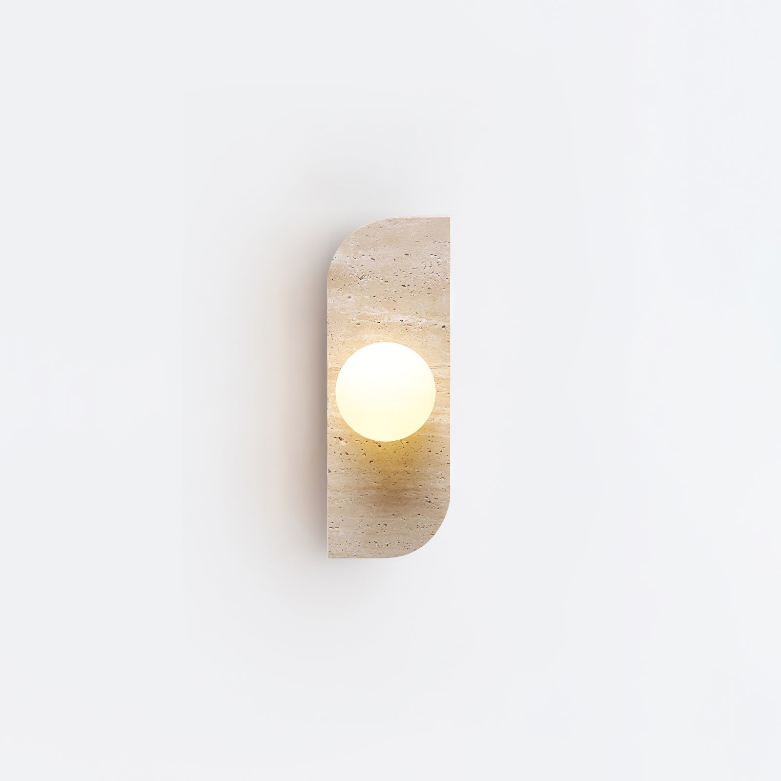 Alsilis Applique Murale Minimaliste en Travertin - Neutralighting