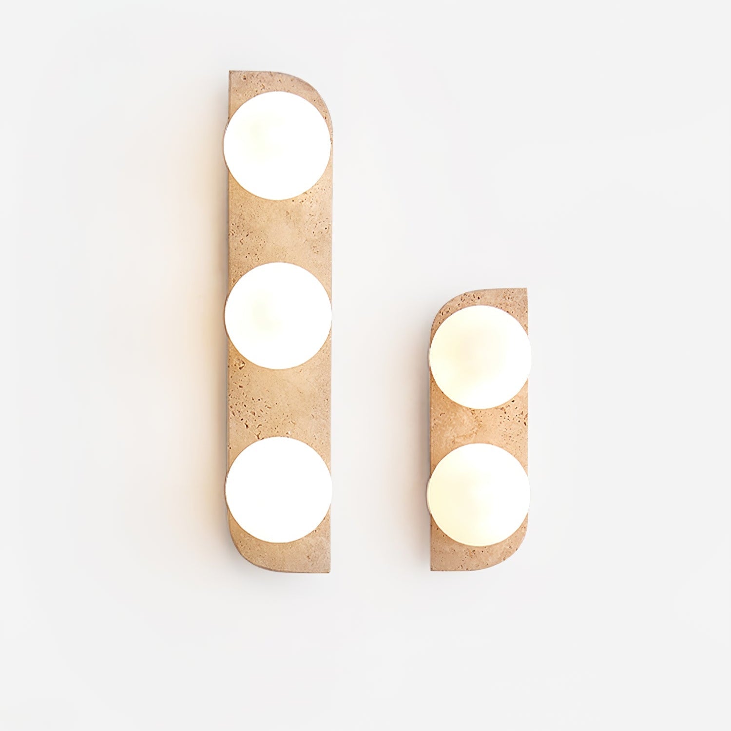 Alsilis Applique Murale Minimaliste en Travertin - Neutralighting