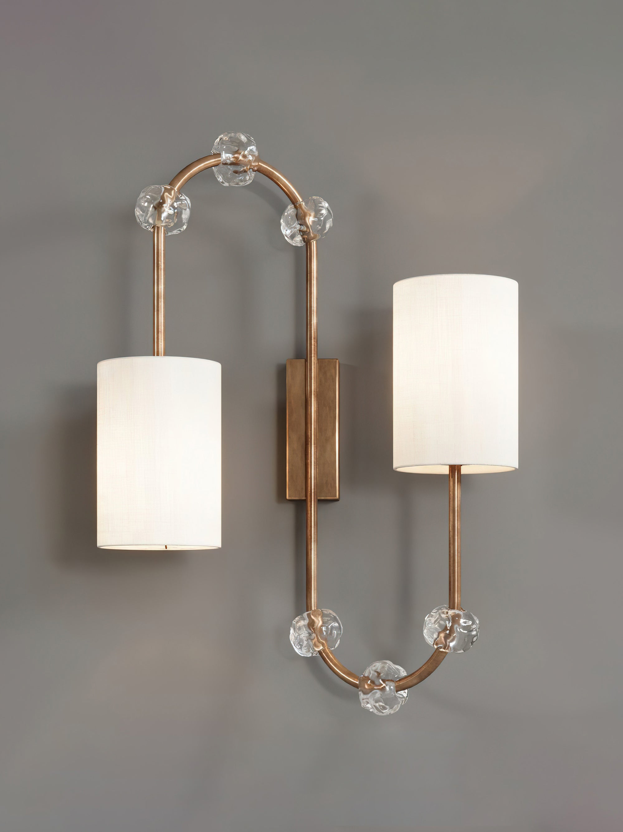 Rune Applique Murale Tissu Cristal Vintage Industrielle - Neutralighting