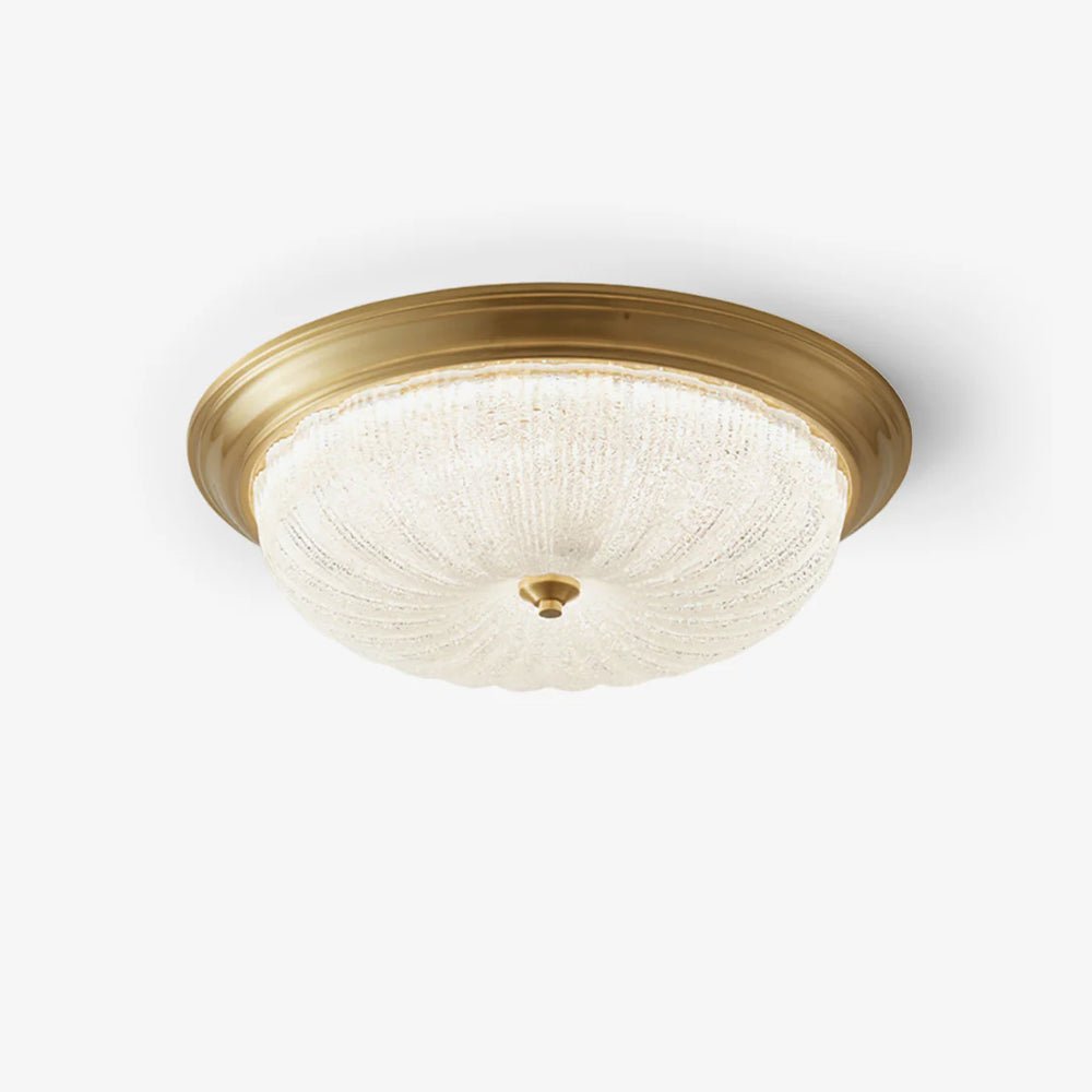 Nyrinis Traditionnel Classique Laiton Verre Plafonnier Lumière - Neutralighting