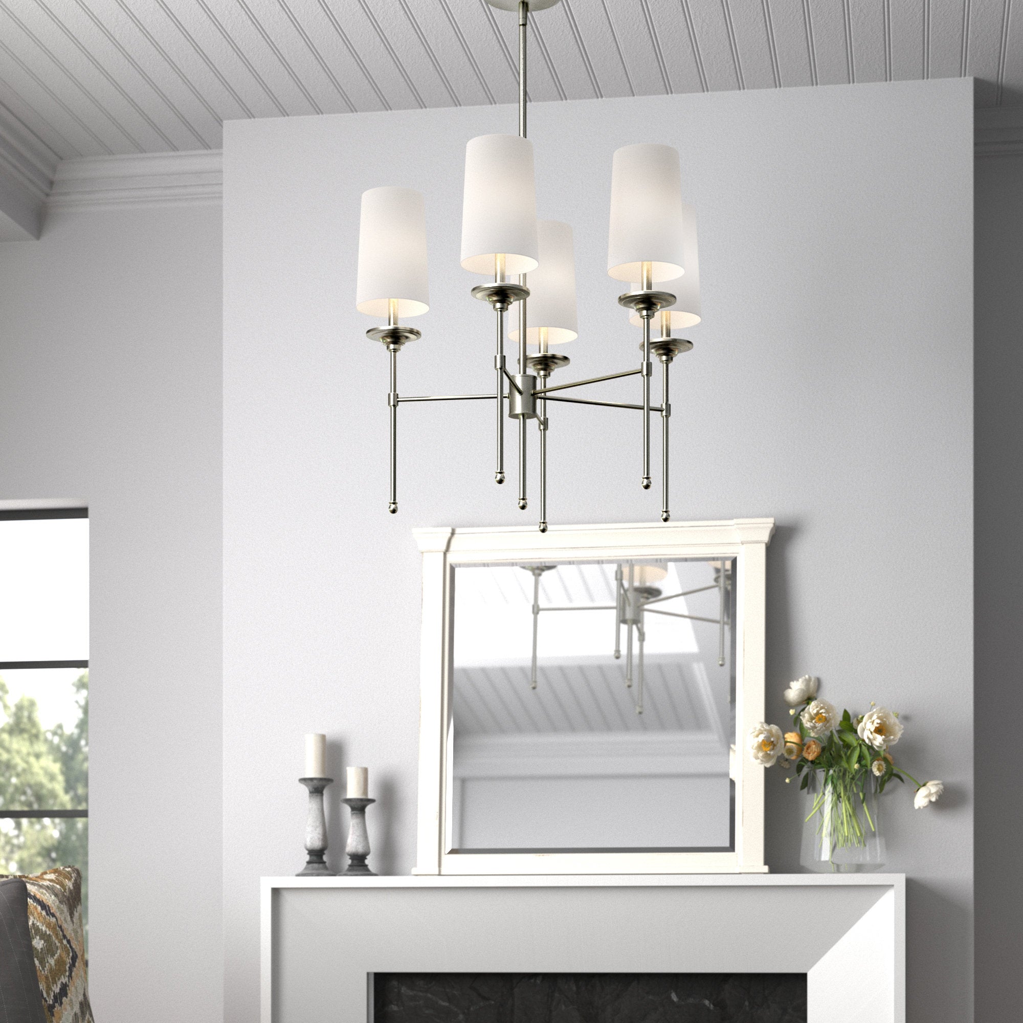Armiriel Lustre Laiton Tissu Vintage Industriel - Neutralighting