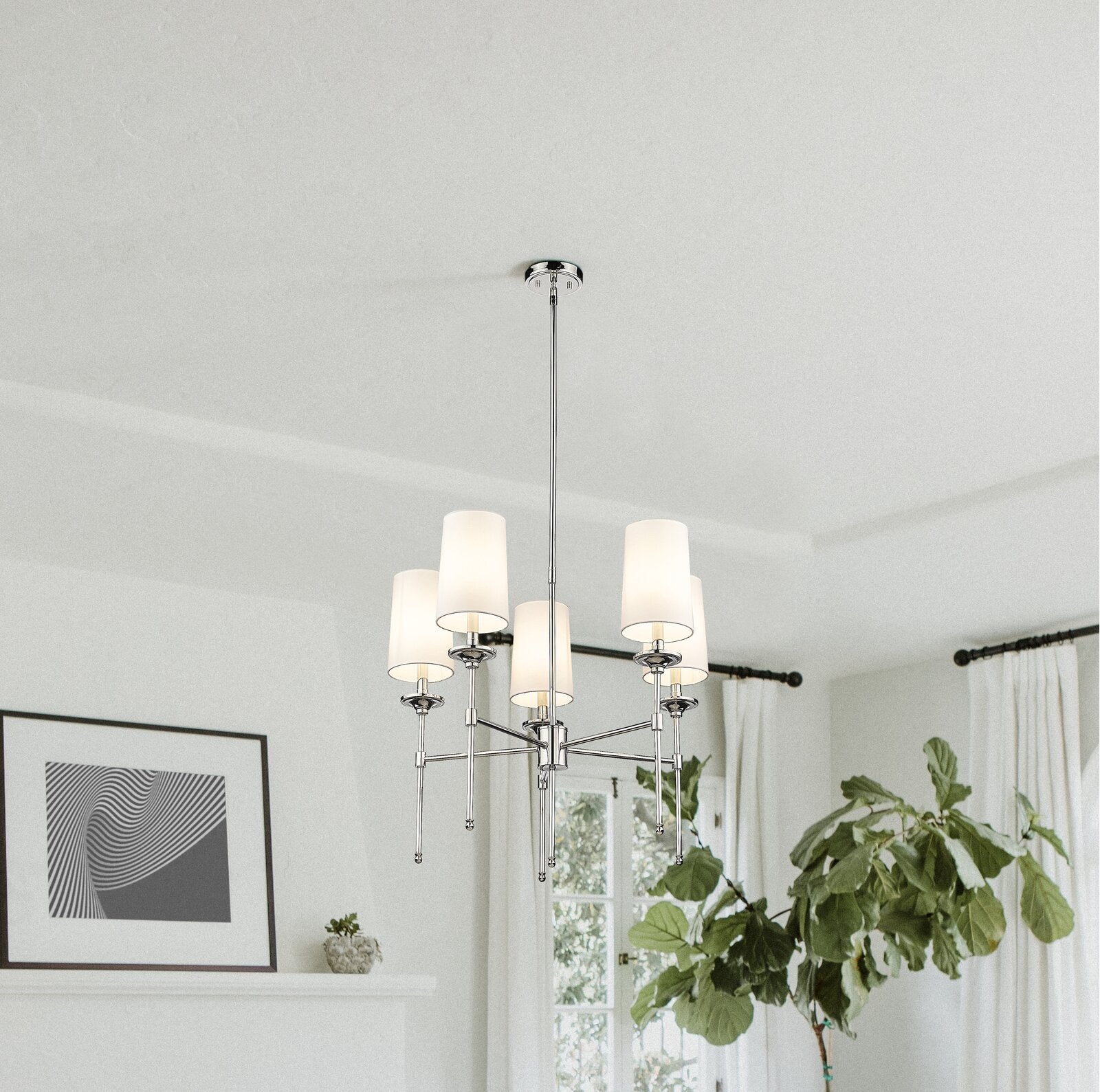 Armiriel Lustre Laiton Tissu Vintage Industriel - Neutralighting