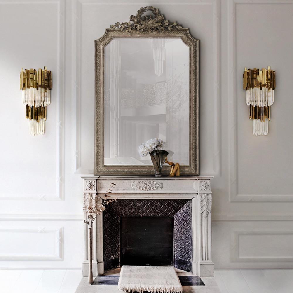 Vevyniel Postmoderne Luxe Empire Cristal Applique Murale - Neutralighting