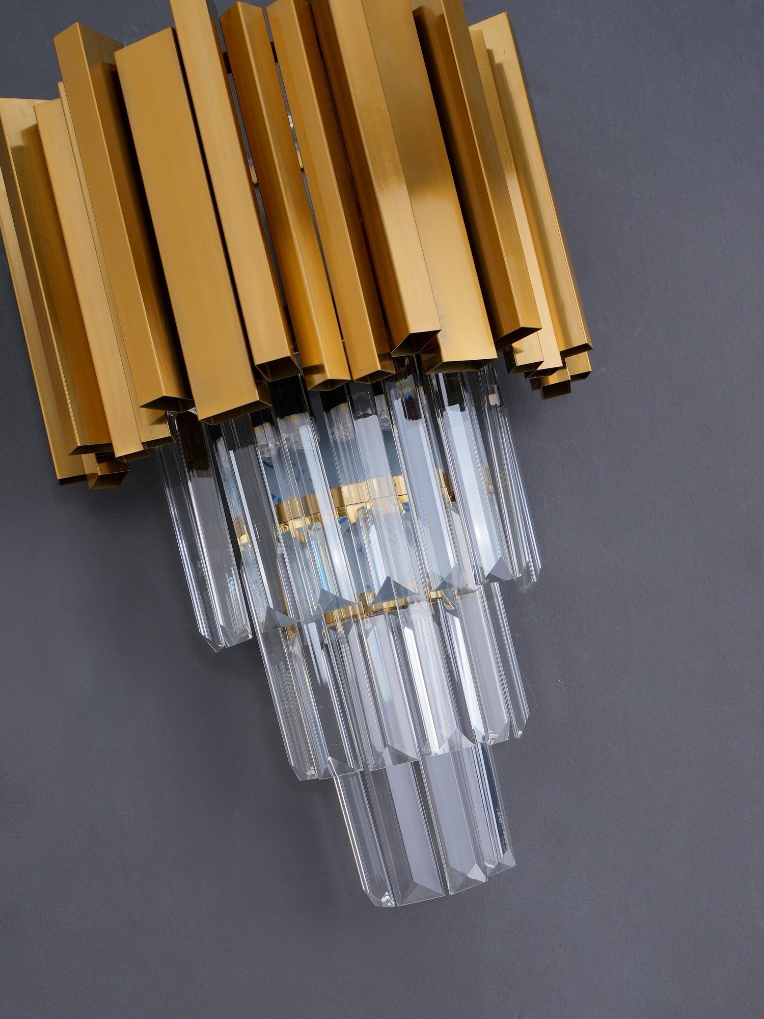 Vevyniel Postmoderne Luxe Empire Cristal Applique Murale - Neutralighting