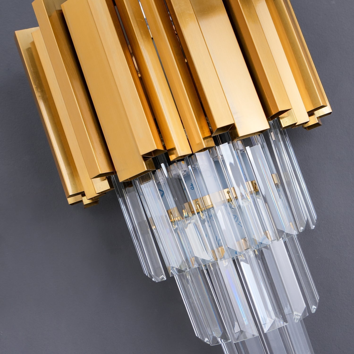 Vevyniel Postmoderne Luxe Empire Cristal Applique Murale - Neutralighting