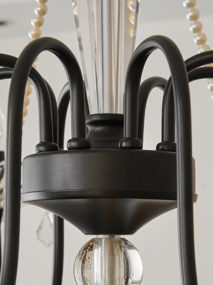 Cisoren Lustre Postmoderne de Luxe en Cristal et Perles - Neutralighting