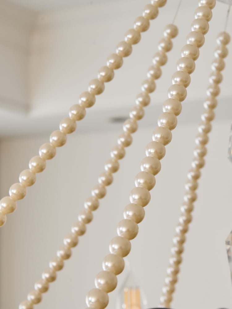 Cisoren Lustre Postmoderne de Luxe en Cristal et Perles - Neutralighting