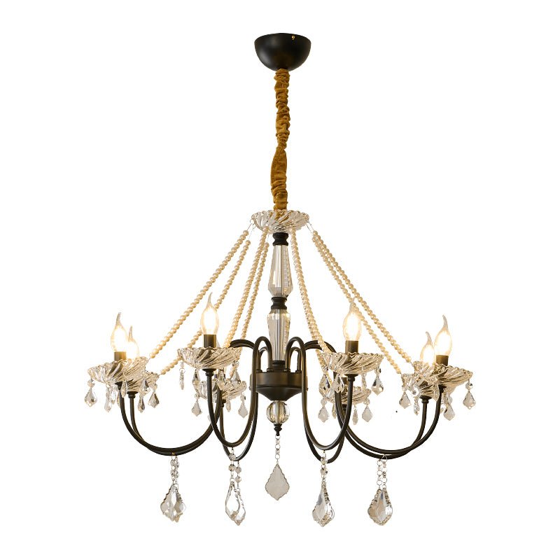 Cisoren Lustre Postmoderne de Luxe en Cristal et Perles - Neutralighting