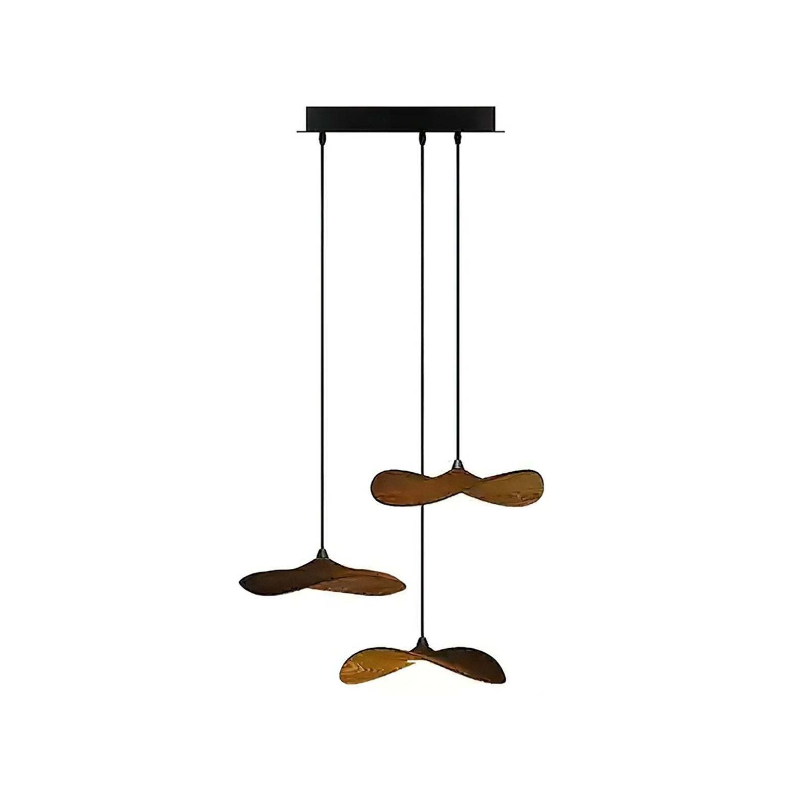 Abbott Chandelier Bois Feuille Vide Minimaliste - Neutralighting