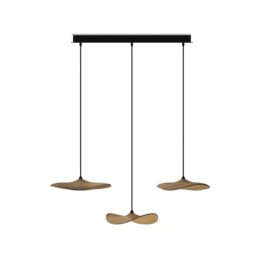 Abbott Chandelier Bois Feuille Vide Minimaliste - Neutralighting