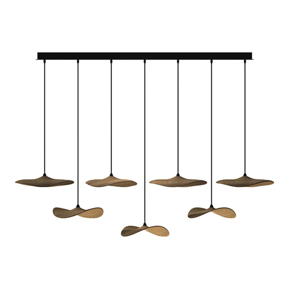 Abbott Chandelier Bois Feuille Vide Minimaliste - Neutralighting