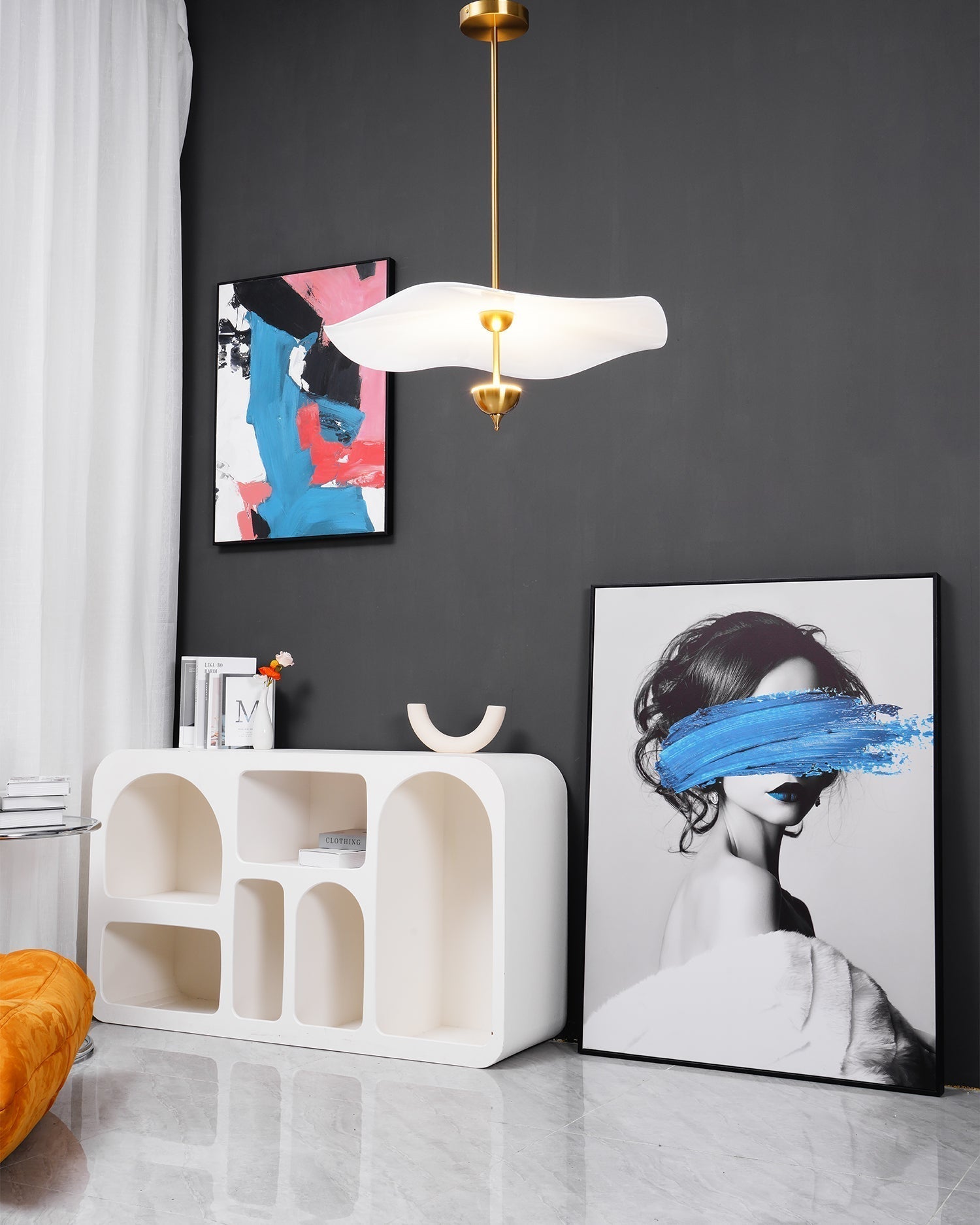 Lustra Lampe Pendante Double Biscuit pour Salon - Neutralighting