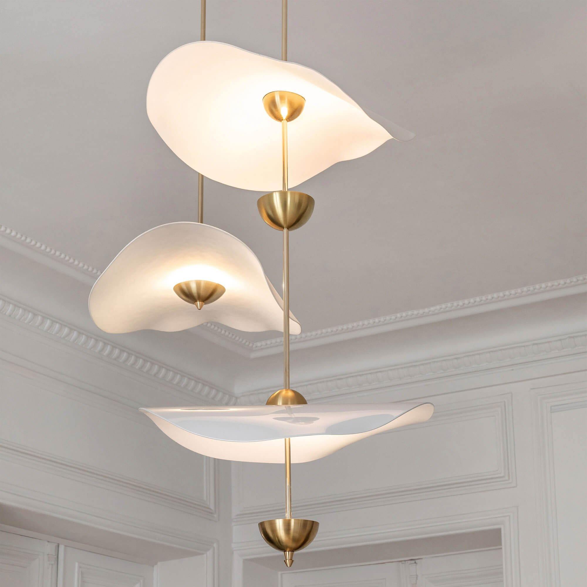 Lustra Lampe Pendante Double Biscuit pour Salon - Neutralighting