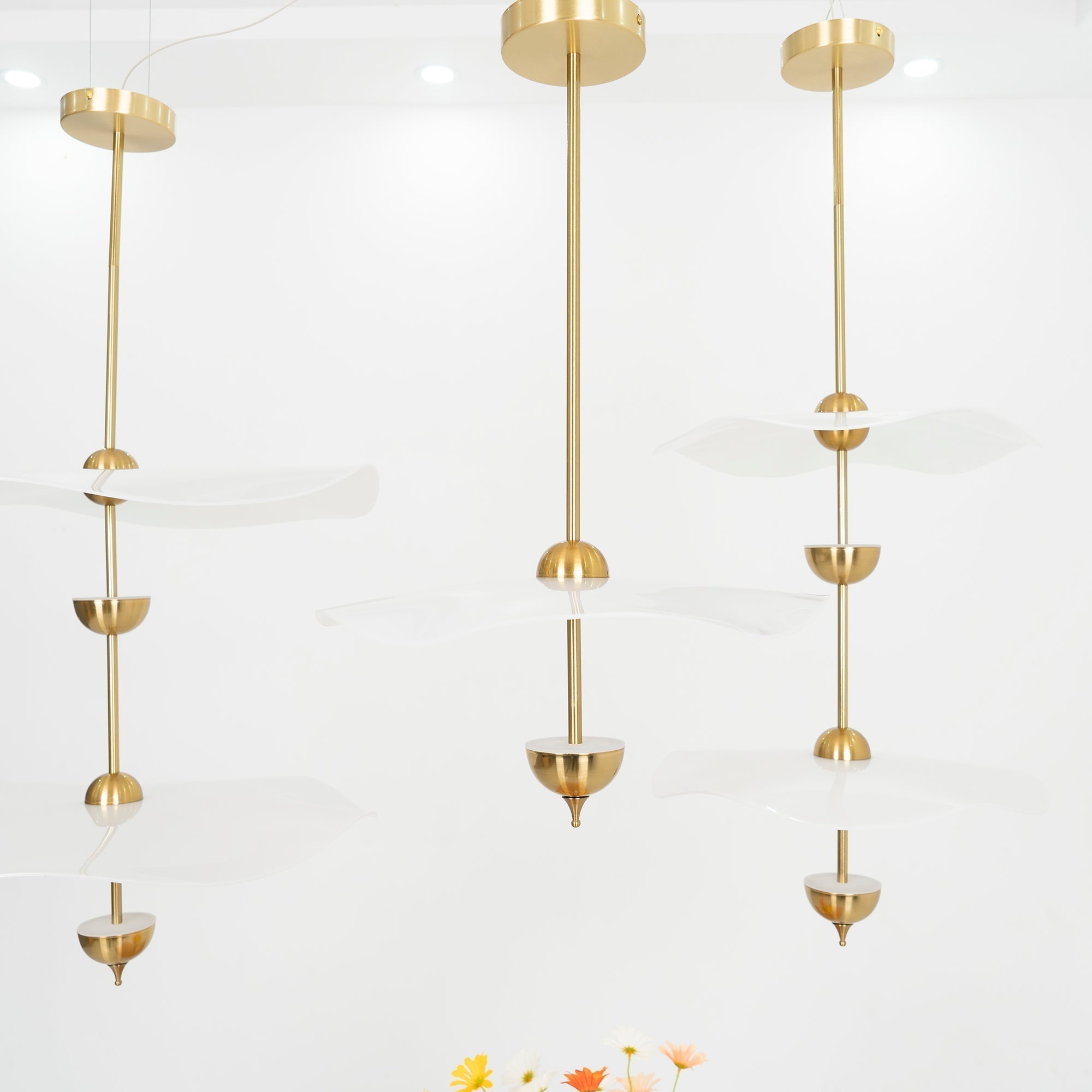 Lustra Lampe Pendante Double Biscuit pour Salon - Neutralighting