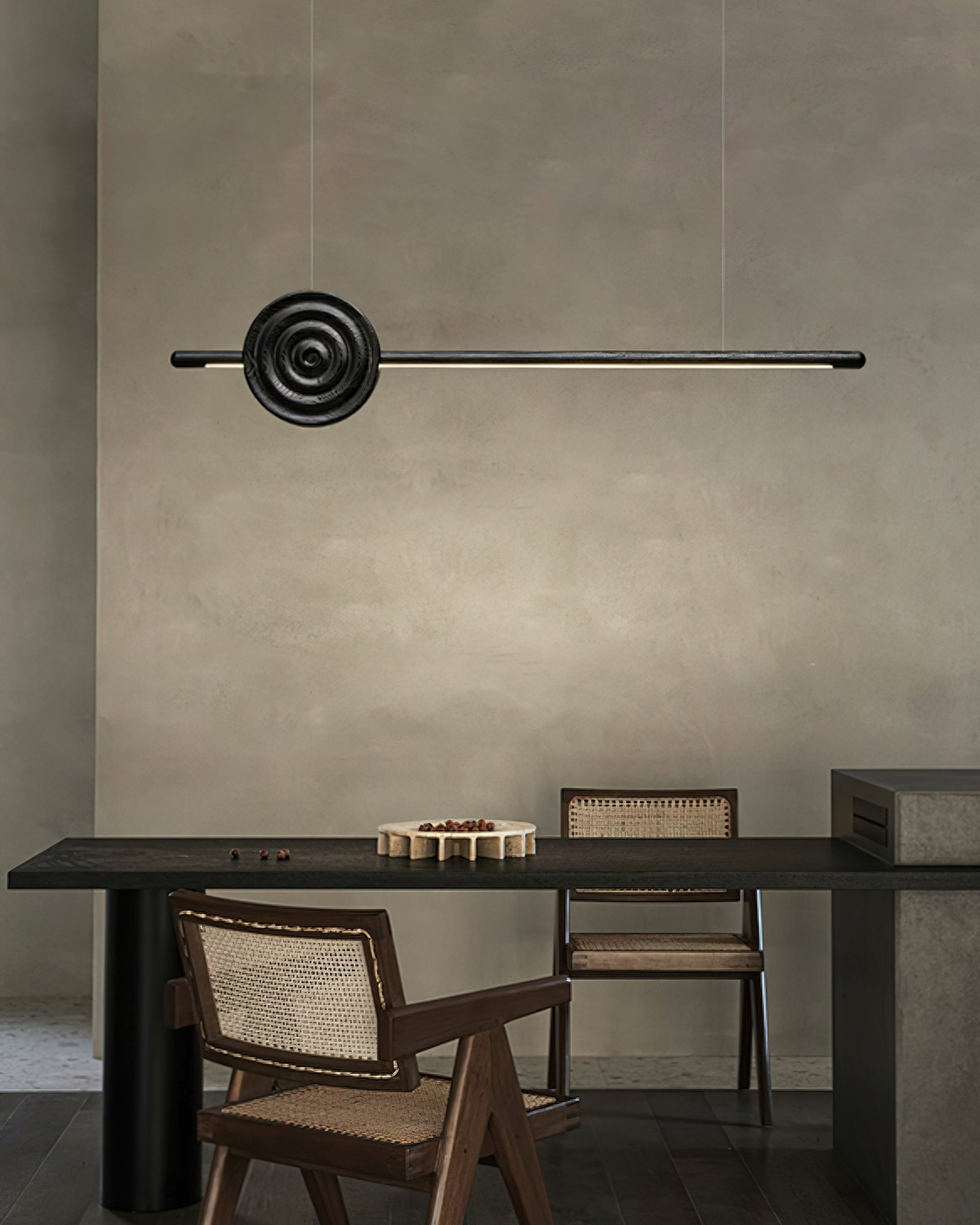 Aurora Lustre Erhu Bois - Neutralighting