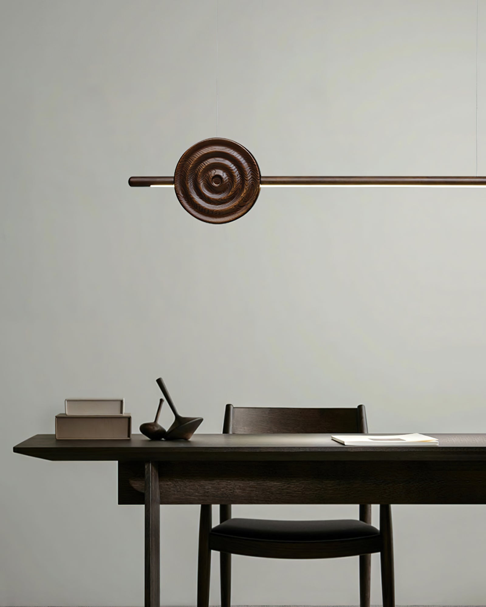 Aurora Lustre Erhu Bois - Neutralighting