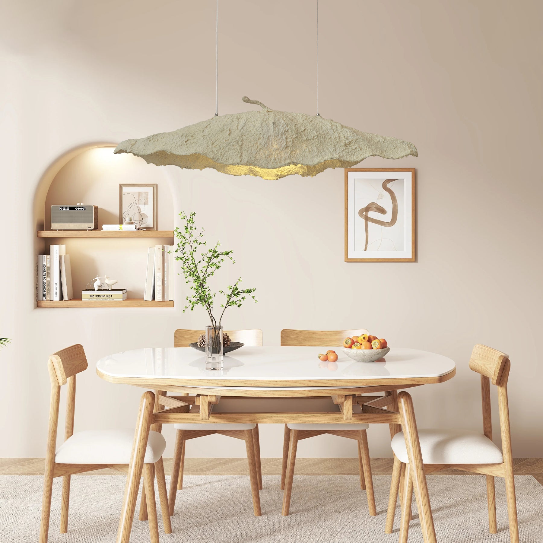 Altalis Artisanal Pulpe Papier Suspension Lumière - Neutralighting