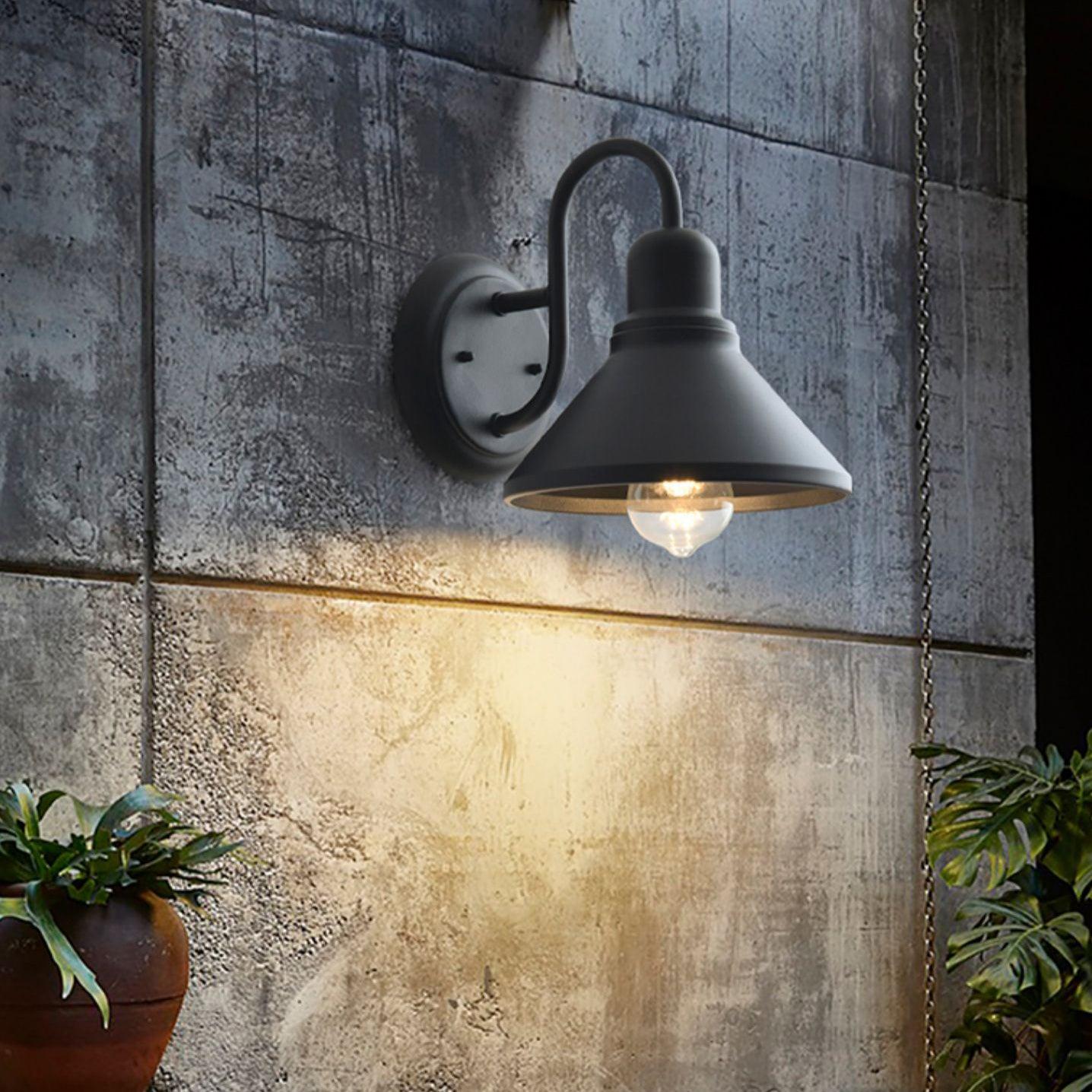 Ray Applique Murale Extérieure en Métal Vintage - Neutralighting