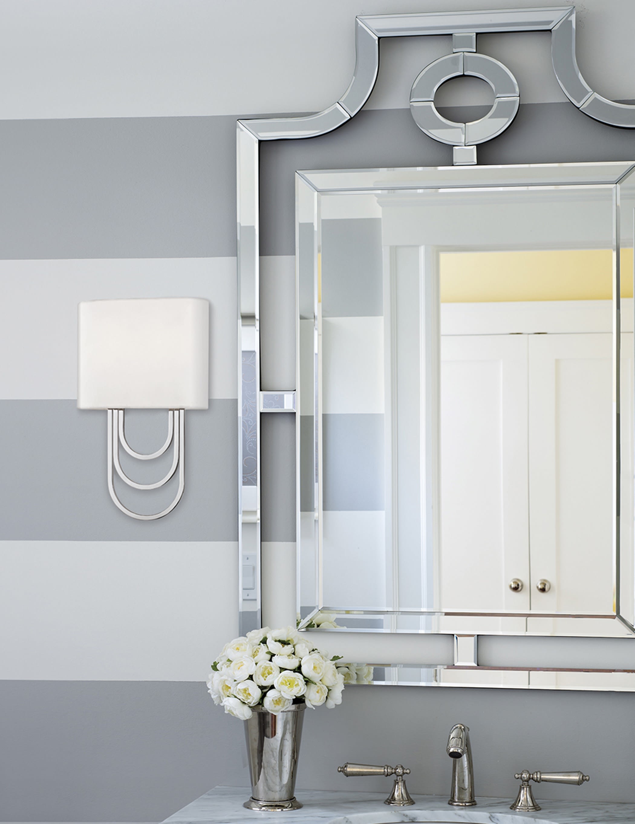 Evelaris Applique Murale Laiton Tissu Moderne Salon - Neutralighting