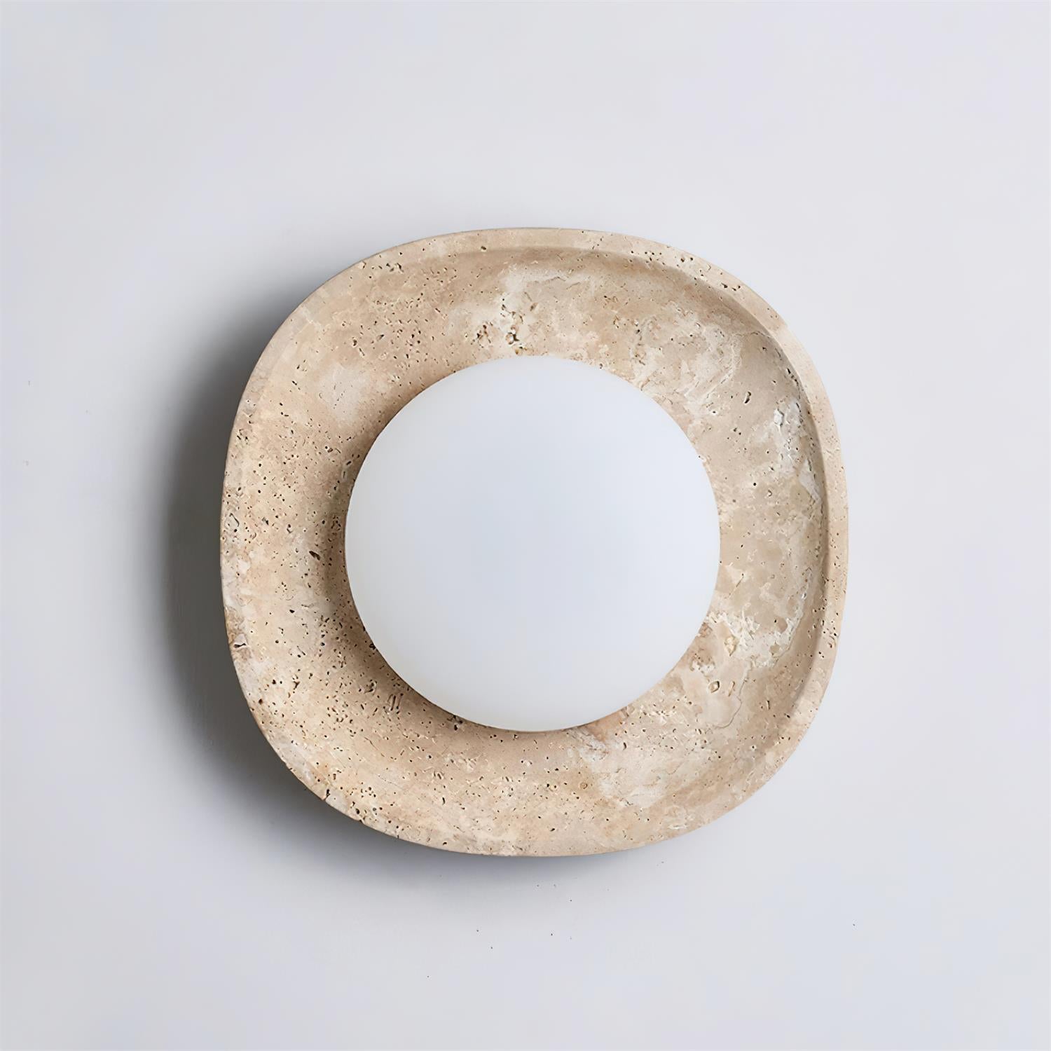 Ritta Applique Murale Travertin Globe - Neutralighting