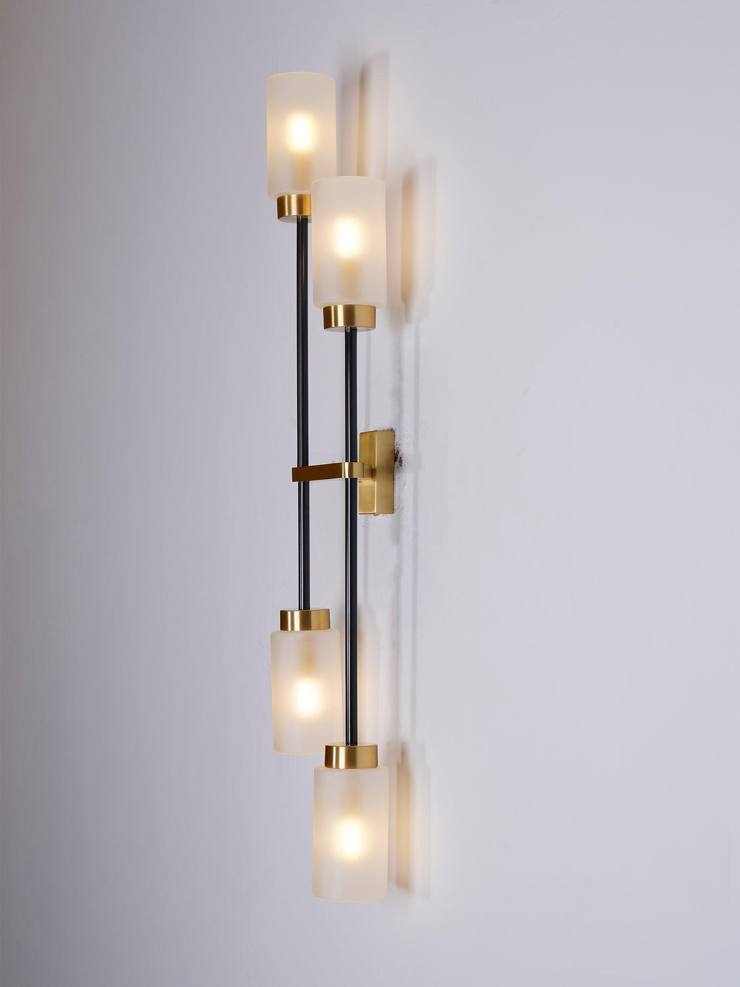 Lustra Applique Murale En Verre Cylindrique Linéaire - Neutralighting