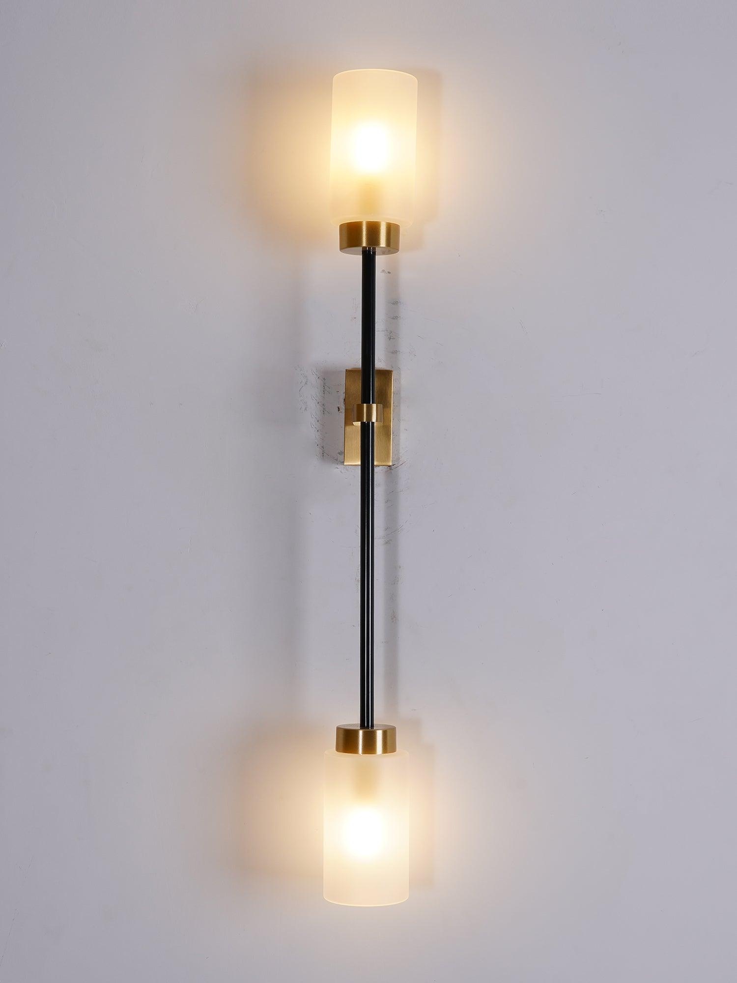 Lustra Applique Murale En Verre Cylindrique Linéaire - Neutralighting