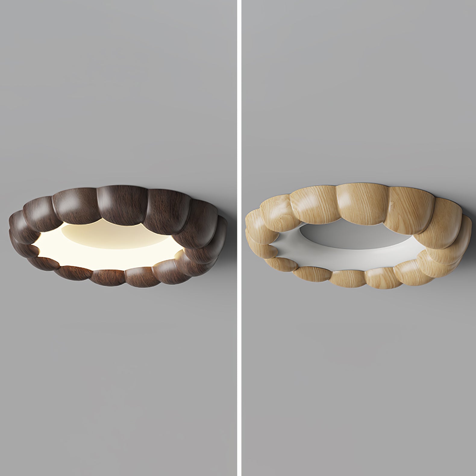 Eraeiel Traditional Elegance Ripple Ceiling Lamp - Neutralighting