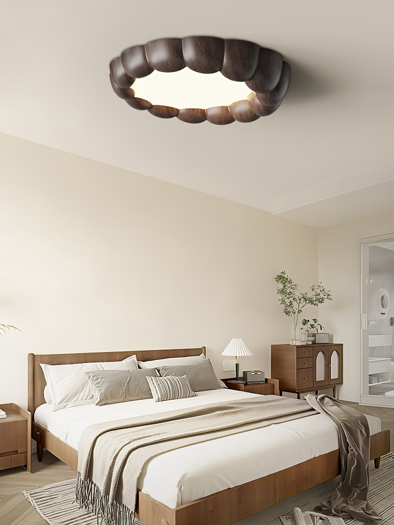 Eraeiel Traditional Elegance Ripple Ceiling Lamp - Neutralighting