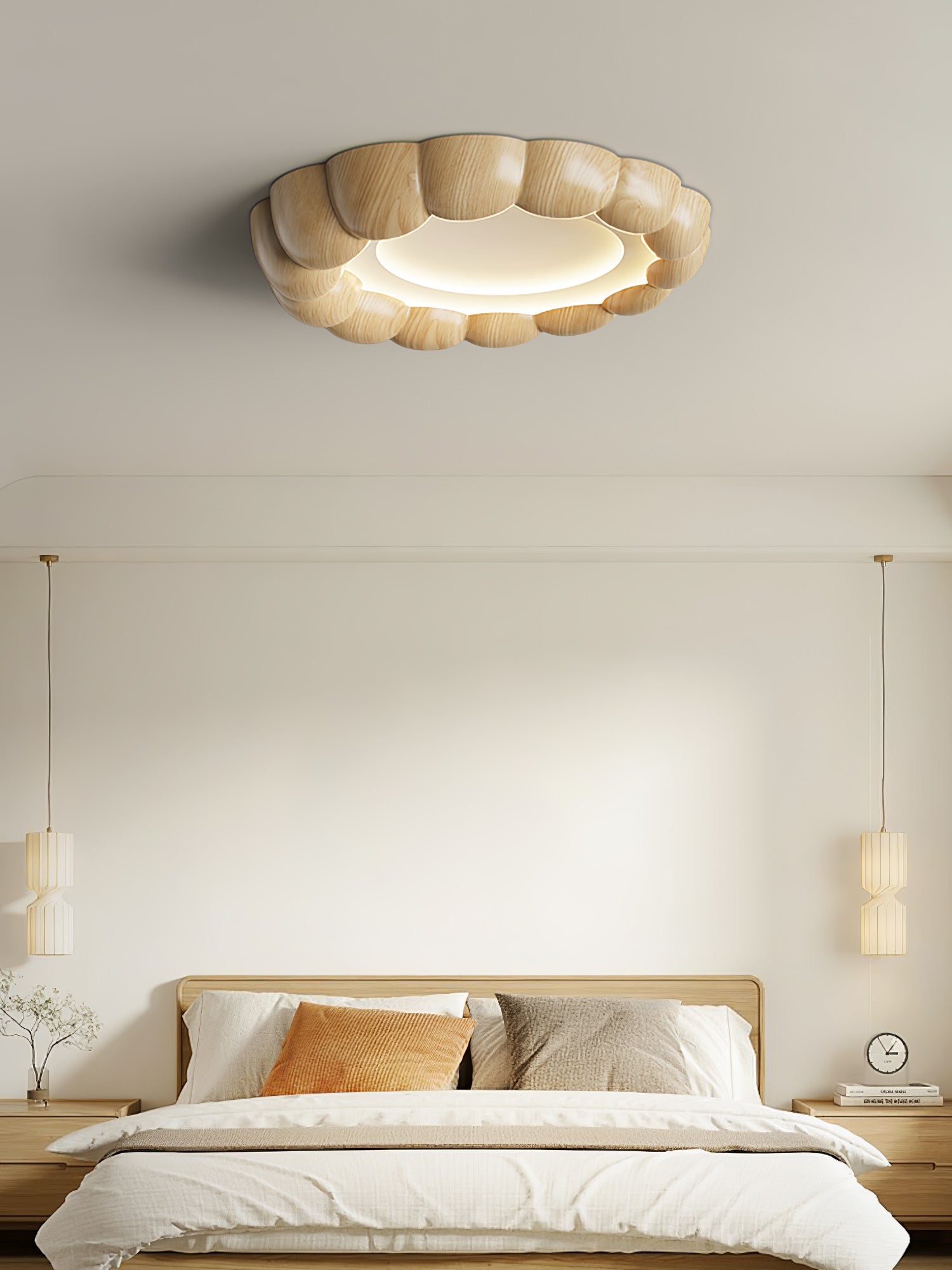 Eraeiel Traditional Elegance Ripple Ceiling Lamp - Neutralighting