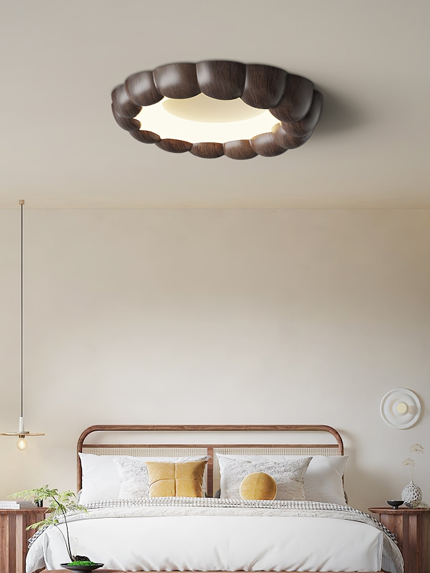 Eraeiel Traditional Elegance Ripple Ceiling Lamp - Neutralighting