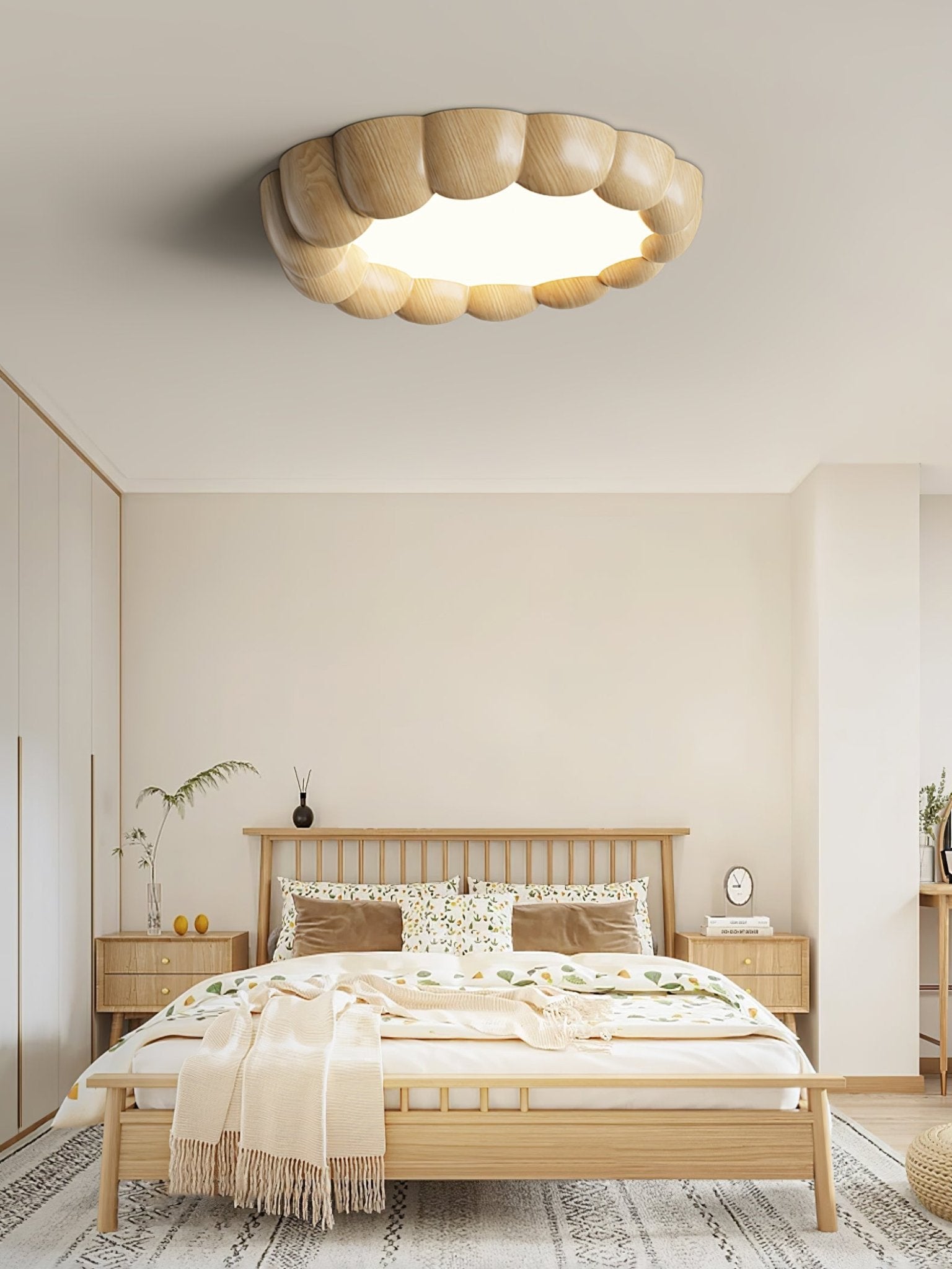 Eraeiel Traditional Elegance Ripple Ceiling Lamp - Neutralighting