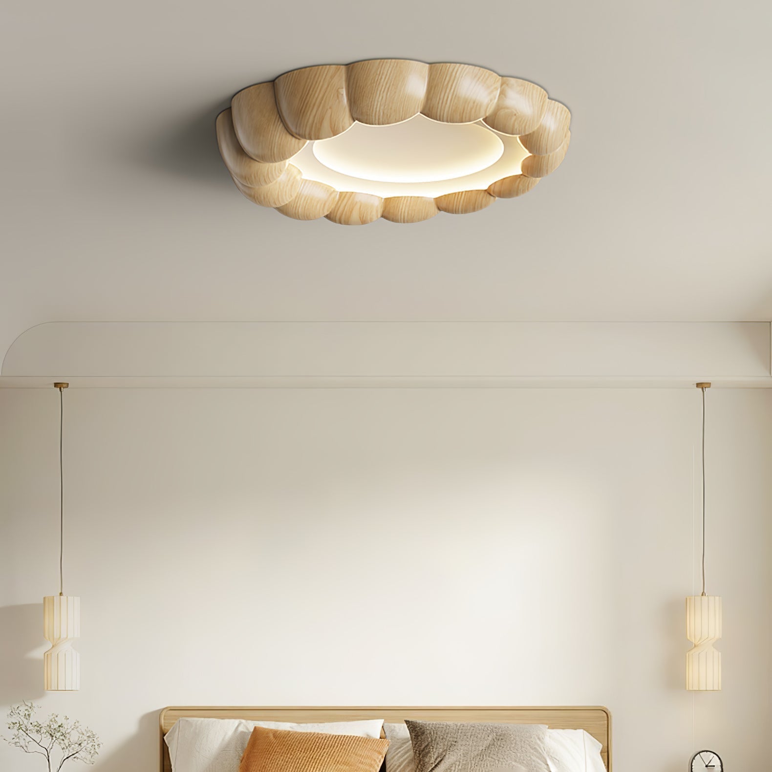 Eraeiel Traditional Elegance Ripple Ceiling Lamp - Neutralighting