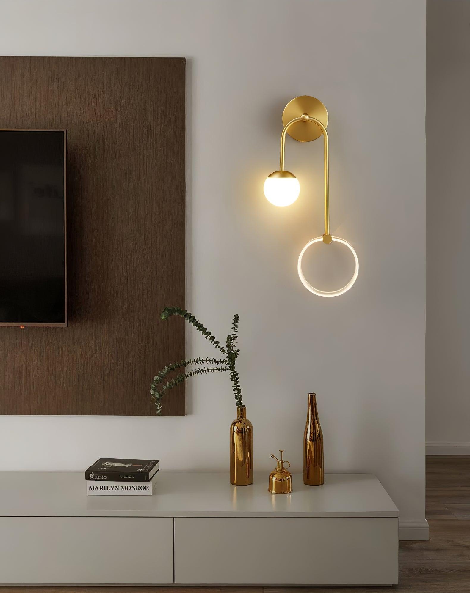 Warren Applique Murale LED Laiton Minimaliste Moderne - Neutralighting