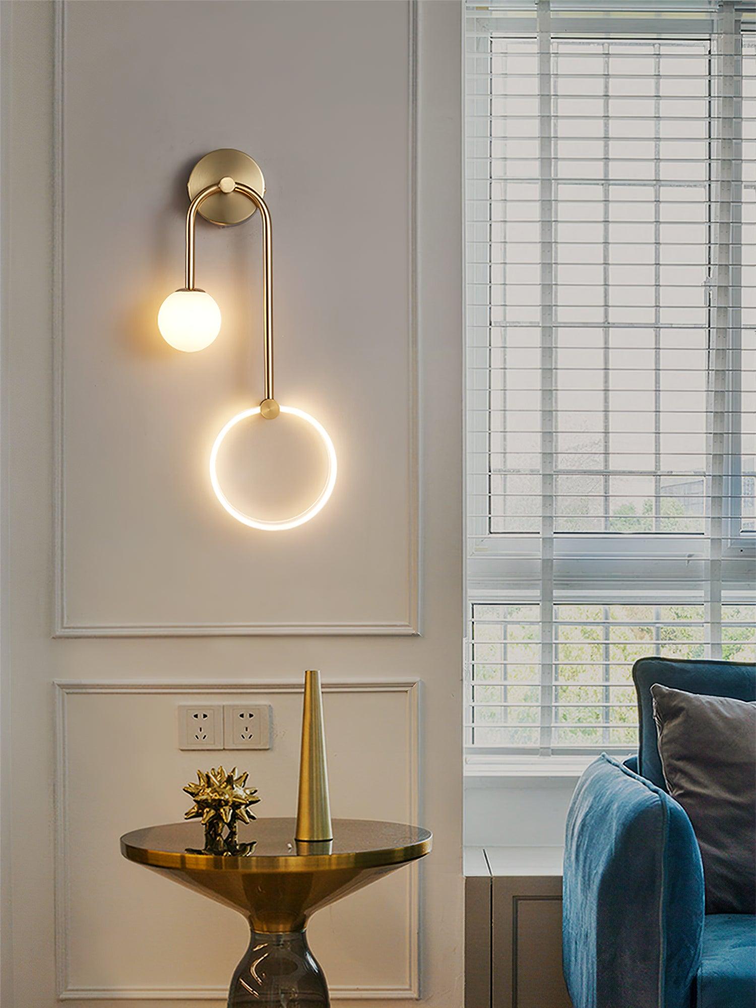 Warren Applique Murale LED Laiton Minimaliste Moderne - Neutralighting
