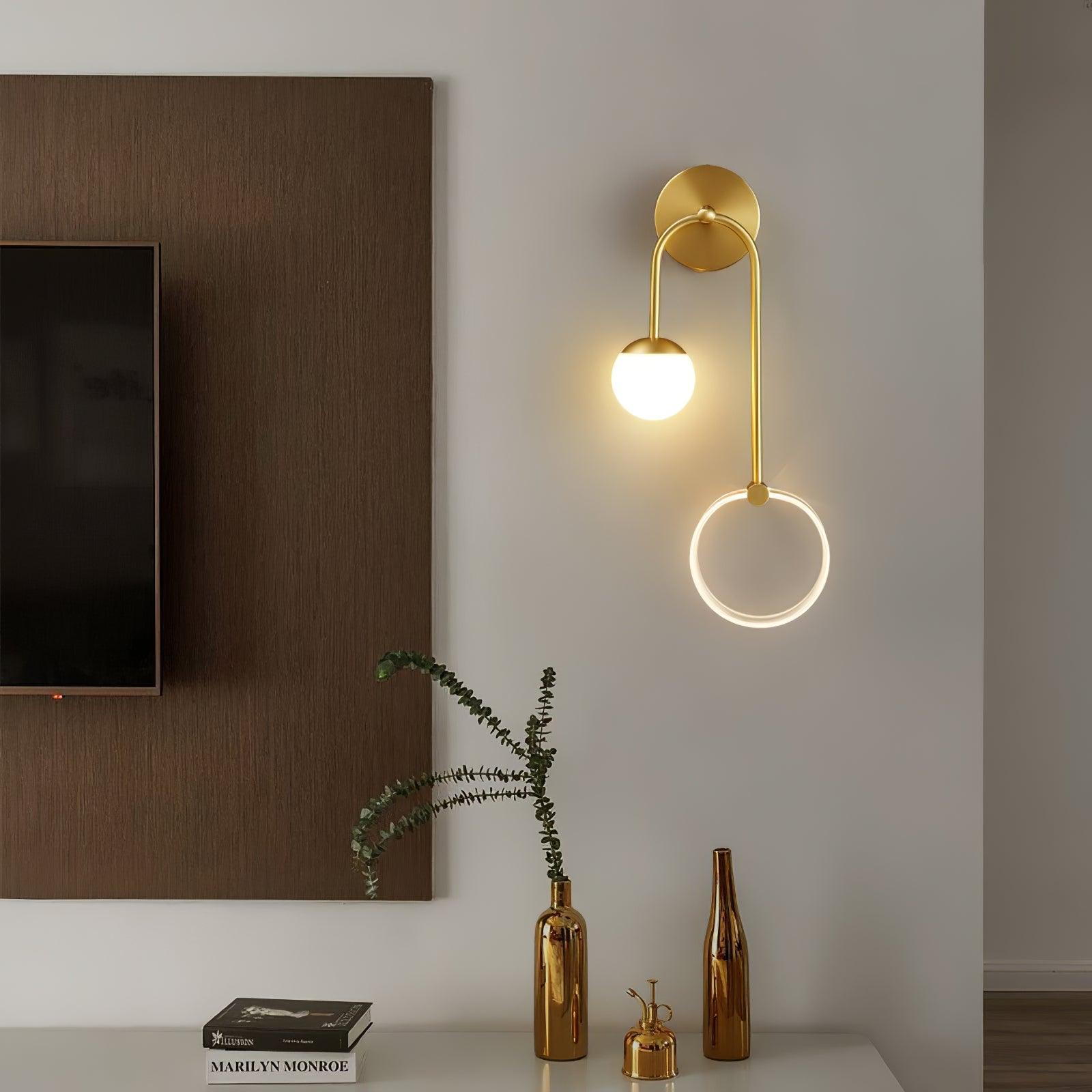 Warren Applique Murale LED Laiton Minimaliste Moderne - Neutralighting