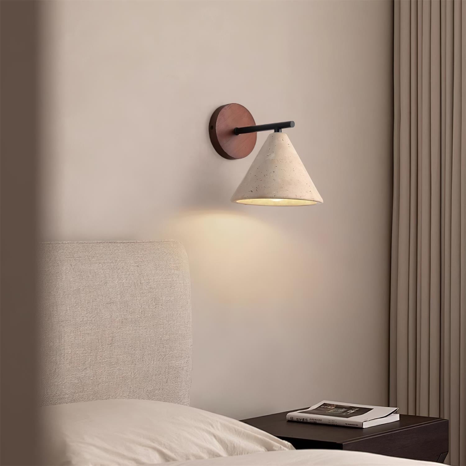 Tavero Applique Murale Moderne Bois Cone - Neutralighting