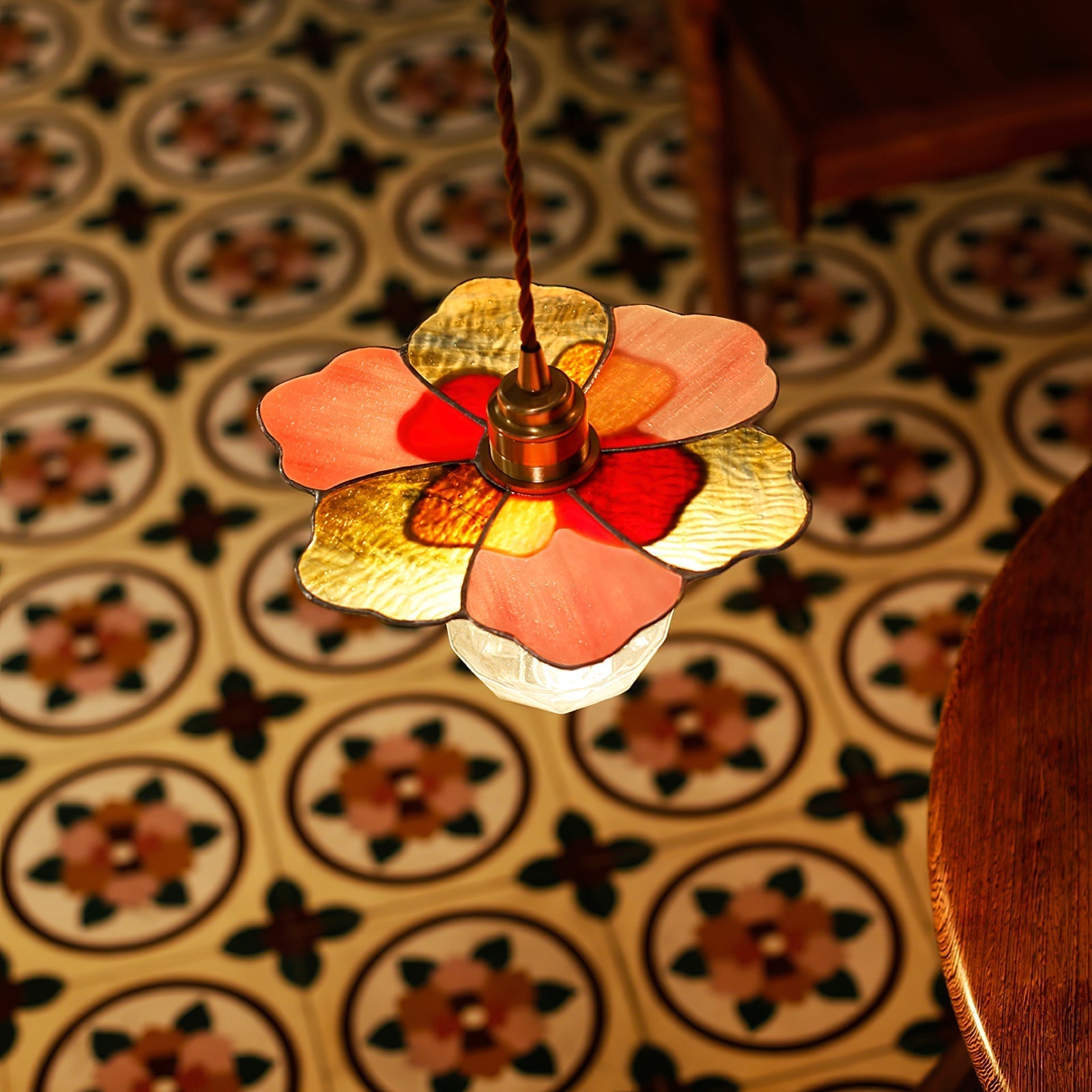Tiffany Fioria Pendant Light Glass - Letslighting