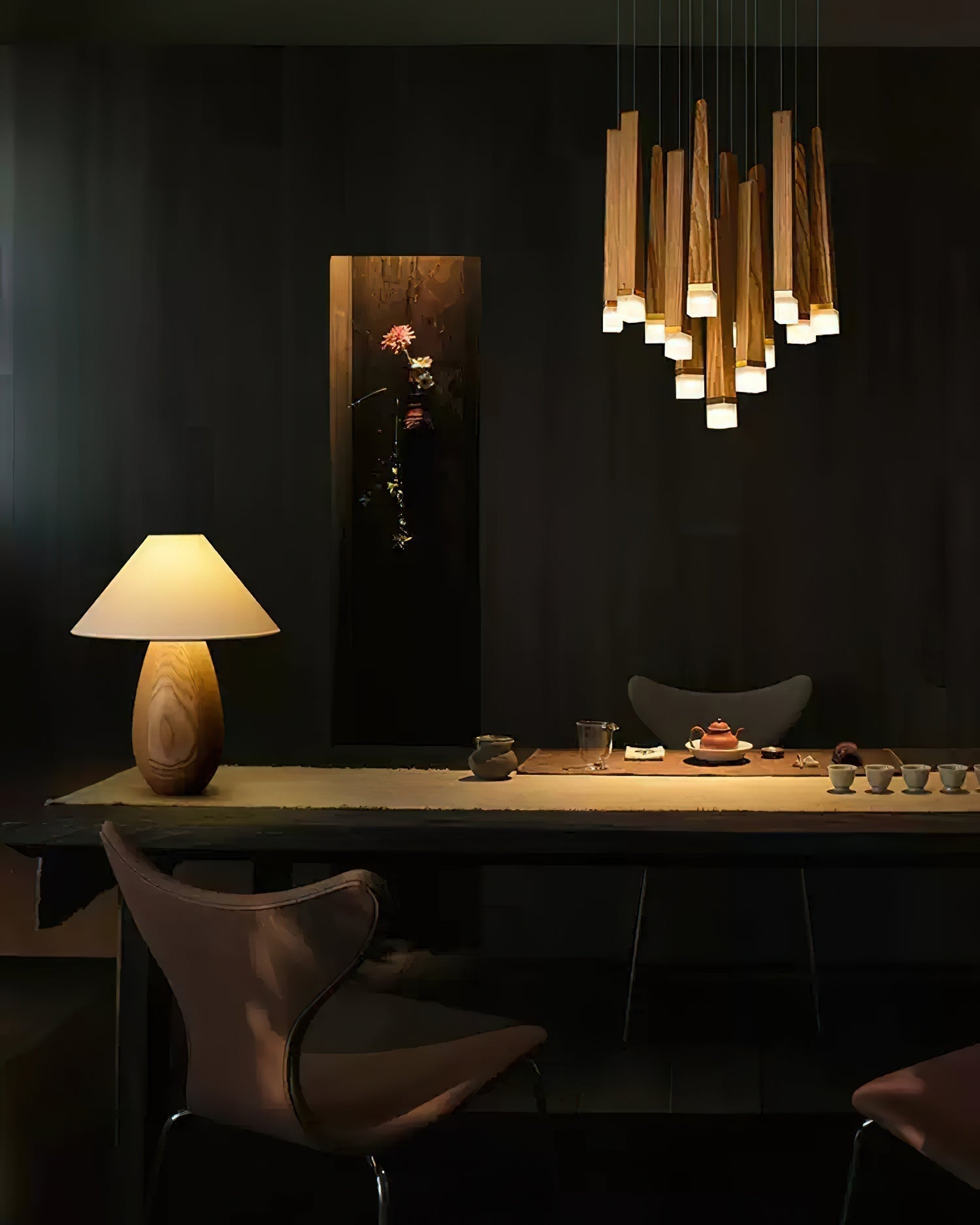 Armarila Firewood Stick Wood Chandelier - Blowlighting