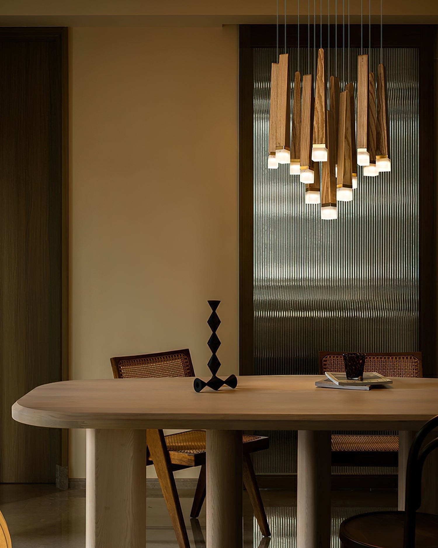 Armarila Firewood Stick Wood Chandelier - Blowlighting