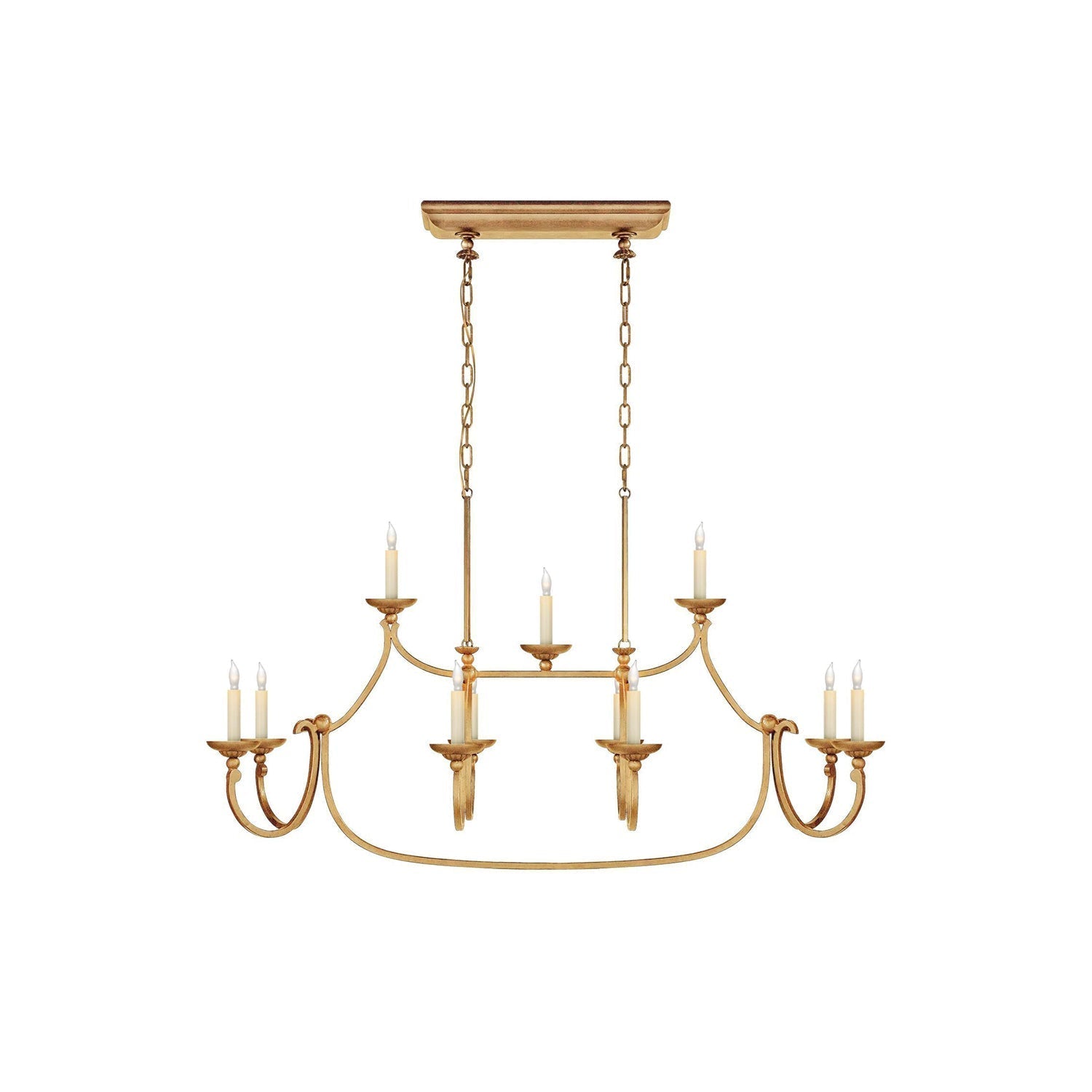 Ercare Lustre Linéaire Laiton Tissu Vintage Industriel - Neutralighting