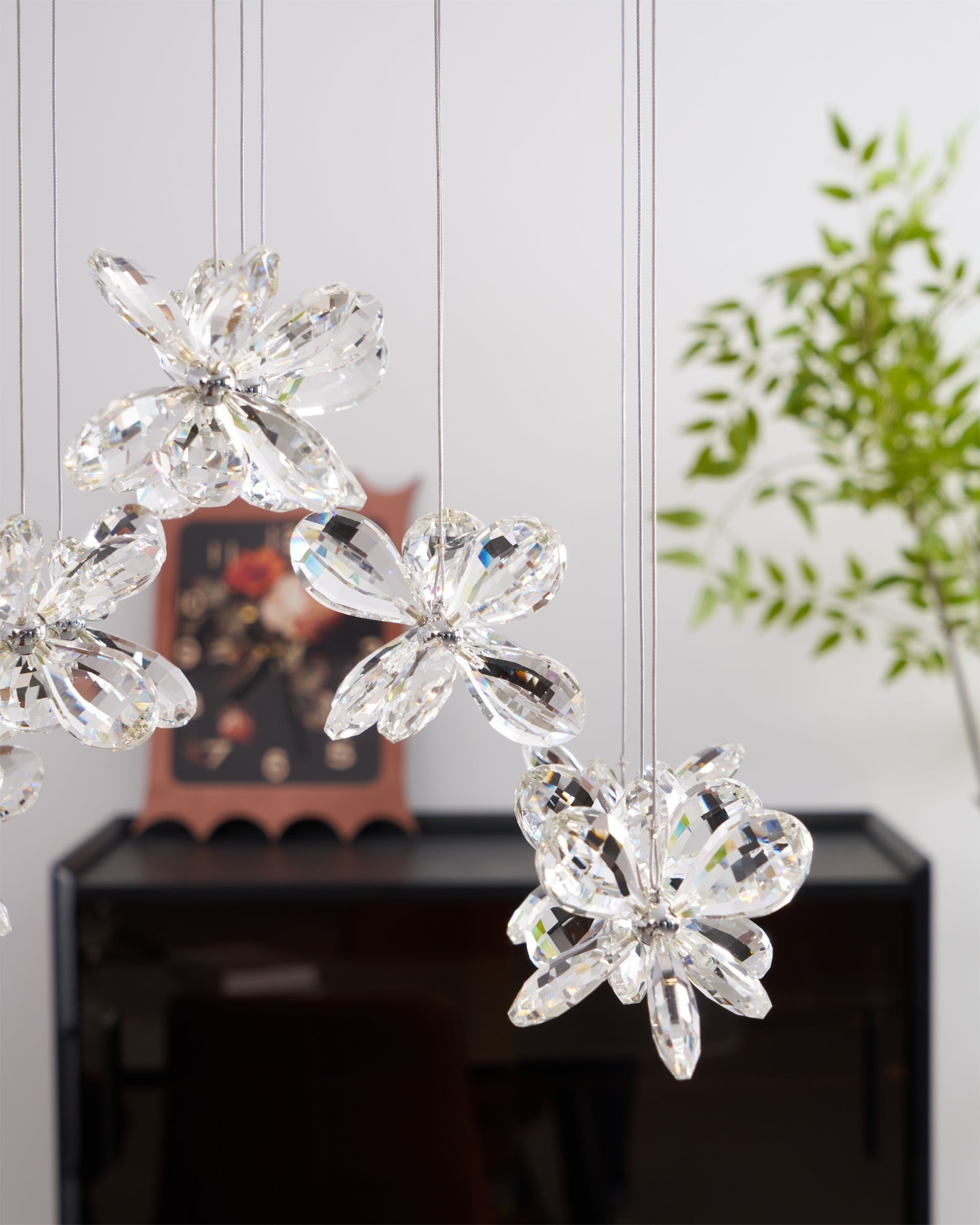 Lustra Chandelier Cristal Papillon Bouquet Floral - Neutralighting