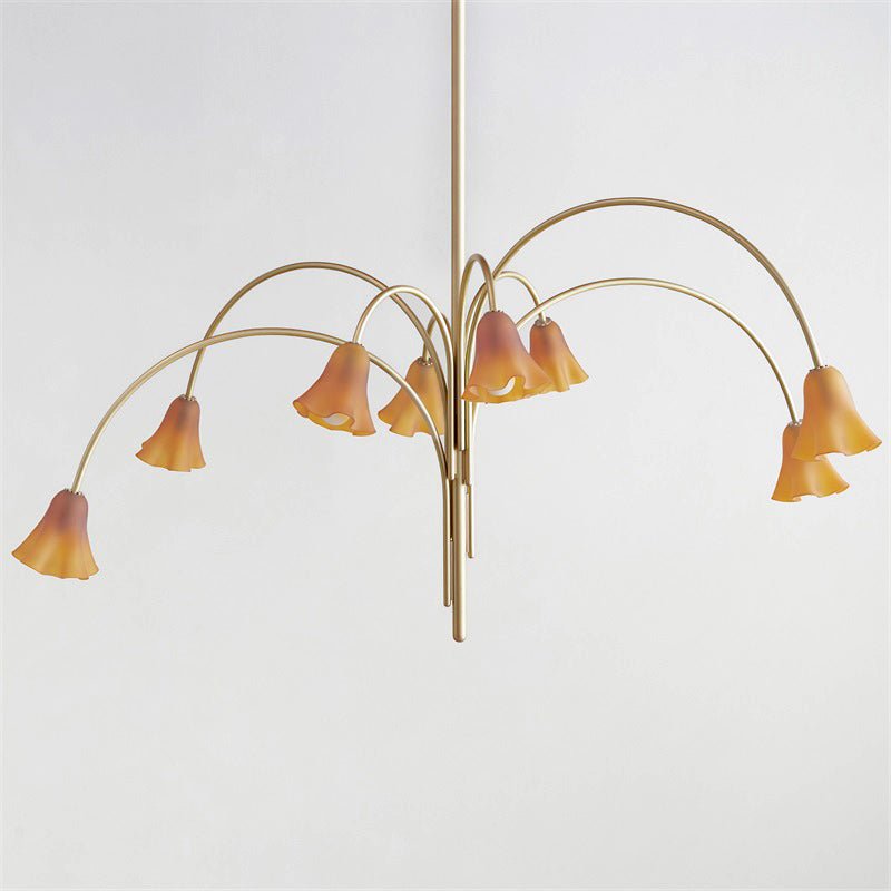 Aurmiros Lustre Laiton Verre Créativité Individuelle - Neutralighting
