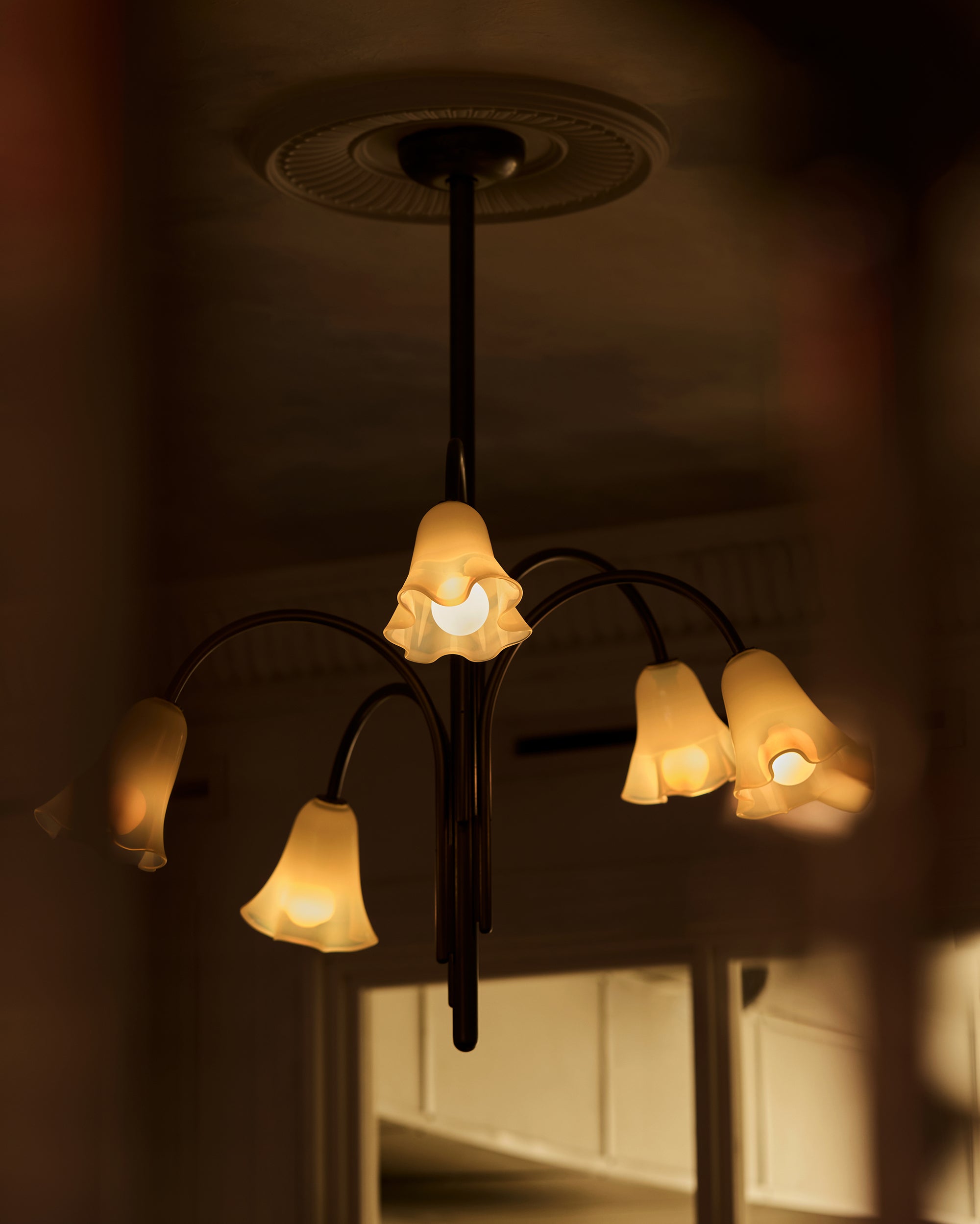 Aurmiros Lustre Laiton Verre Créativité Individuelle - Neutralighting