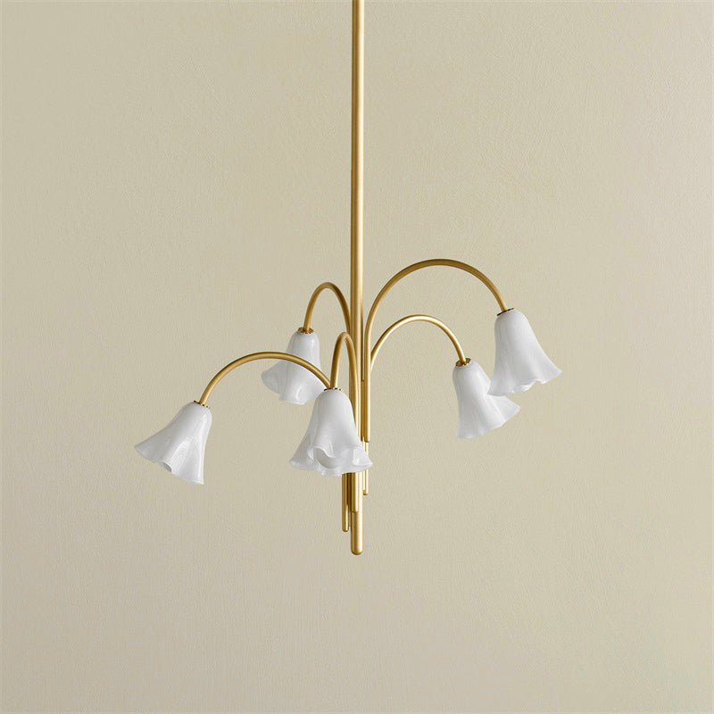 Aurmiros Lustre Laiton Verre Créativité Individuelle - Neutralighting