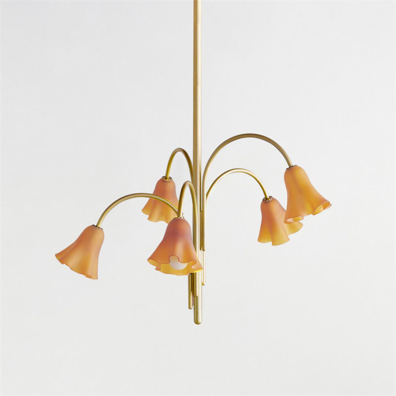 Aurmiros Lustre Laiton Verre Créativité Individuelle - Neutralighting